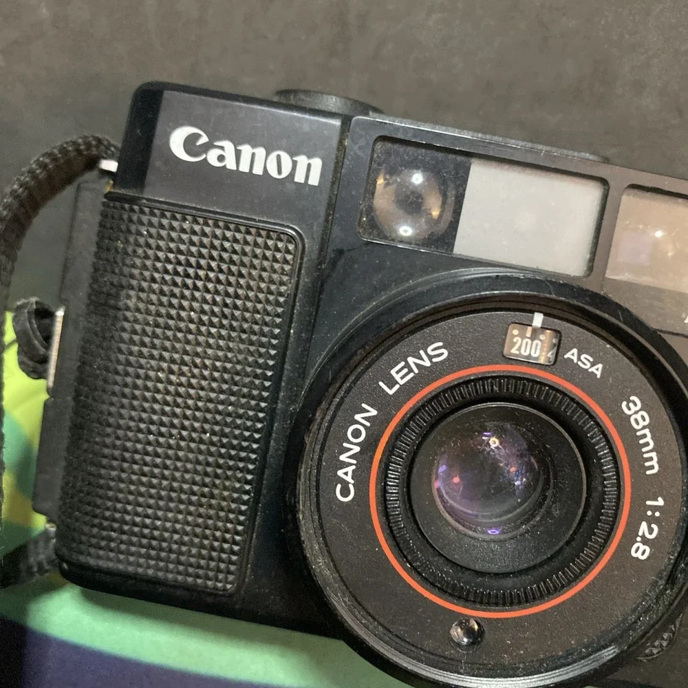 Canon AF35M Autoboy Sure Shot Point & Shoot 35mm Film Camera Untested B2